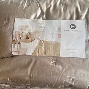 Hotel Collection Quilted Coverlet - Tan Elegance